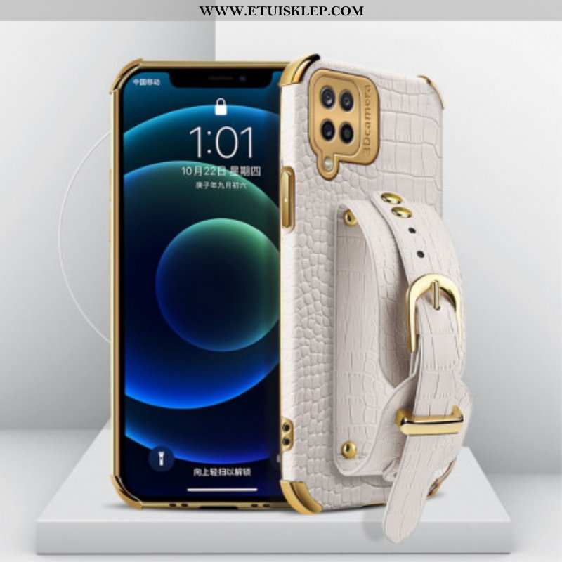 Etui do Samsung Galaxy M12 / A12 Pasek Krokodyla